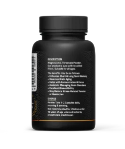 Alternative view of Magnesium-L-Threonate - 30 Capsules