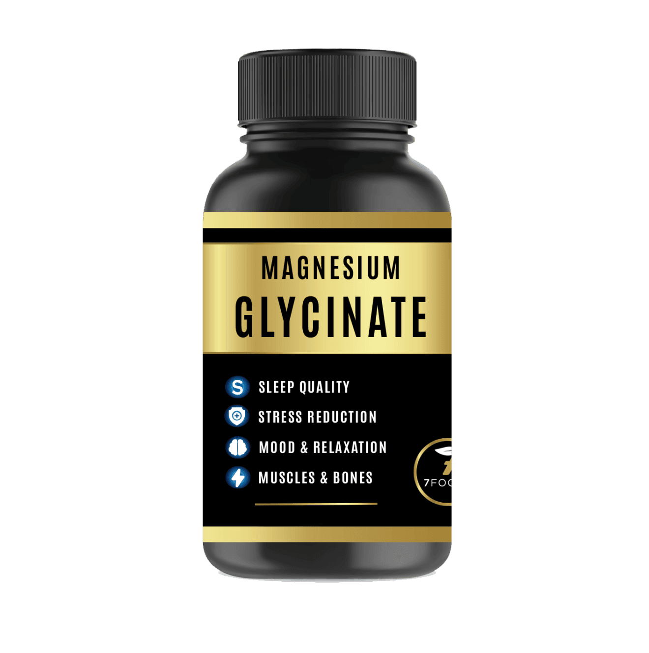 Magnesium Glycinate (Deep Sleep) 60 Capsules 7Foods