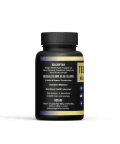 Alternative view of Testosterone 60 Capsules